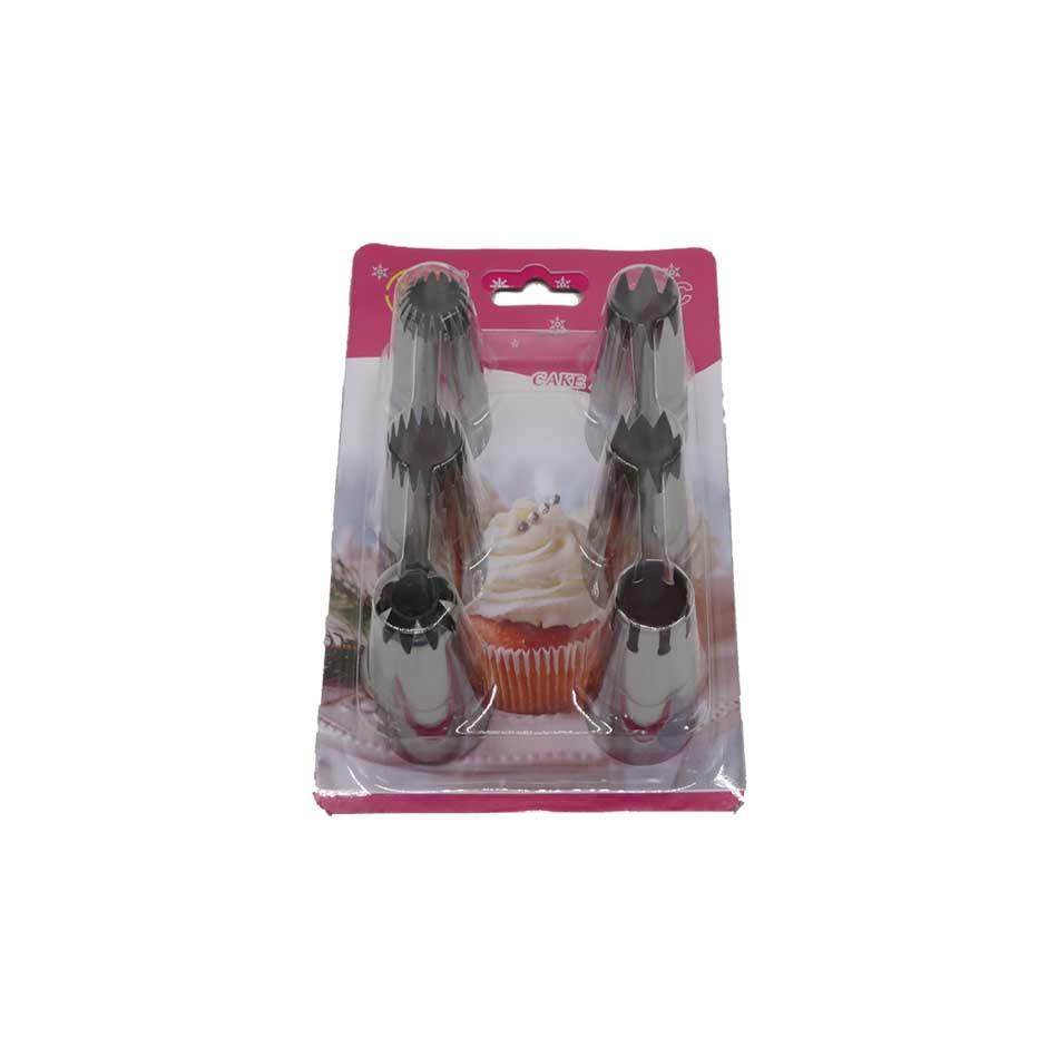 Boquilla Pasteleras 6 Piezas Mia-20446