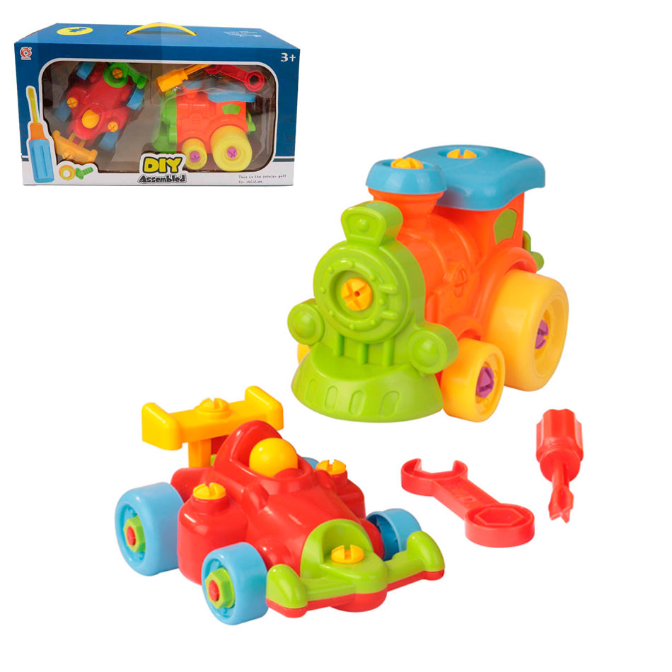 Set Vehiculos Desarmables Con Herramientas 33603A