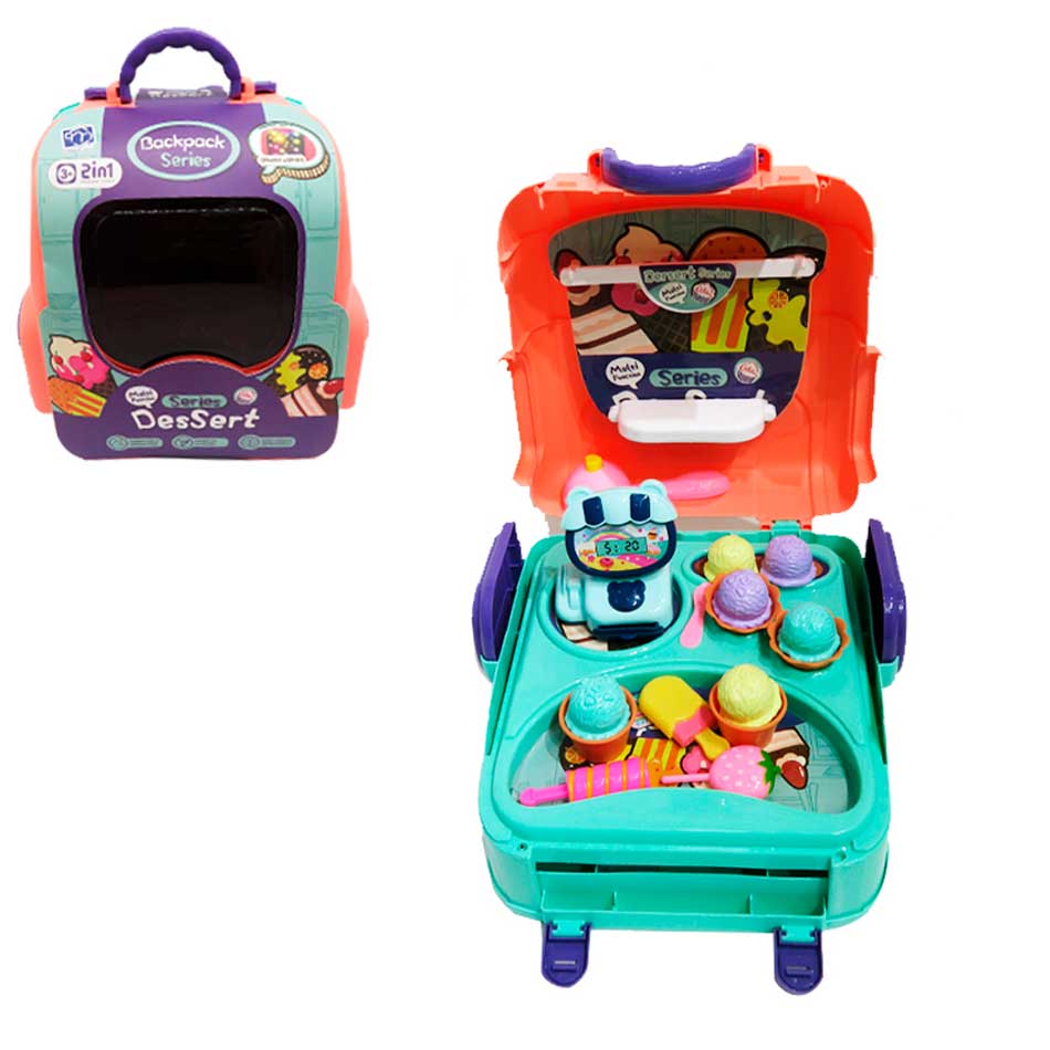 Mochila Accesorios Heladeria Dessert 2En1 Tb977-33