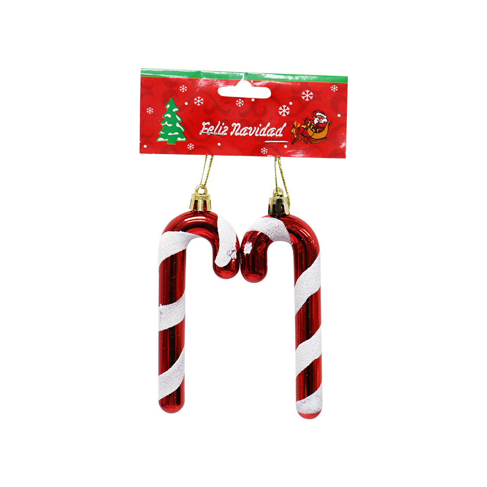 Colgante Navidad En Forma De Bastón Mia10482