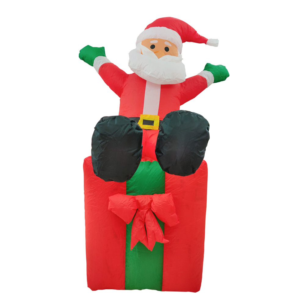 Muñeco Navidad Inflab C/Regalo 1,8M Mia-10380