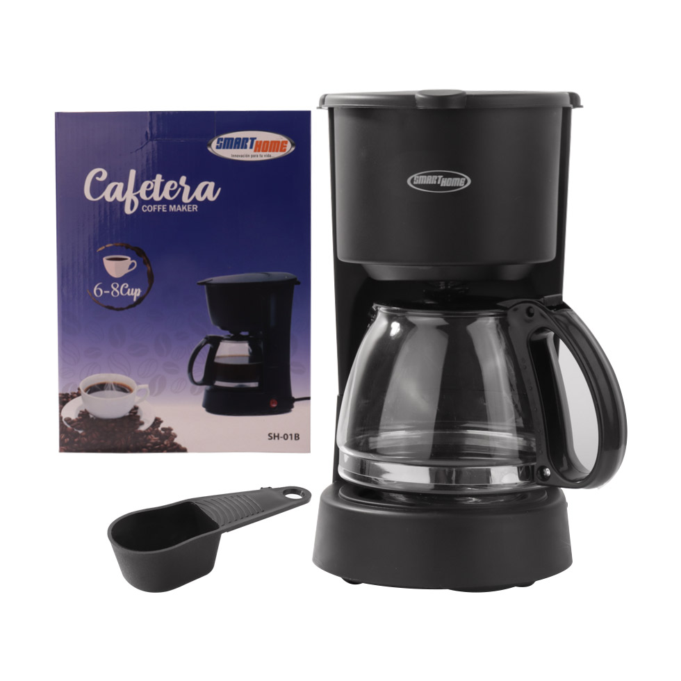 Cafetera 650W Negro Smart Home Sh-01B