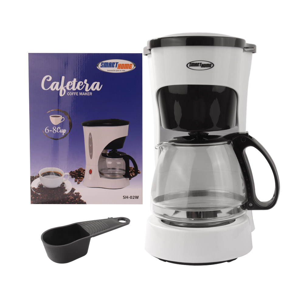 Cafetera 650w Smart Home Blanca SH-02W