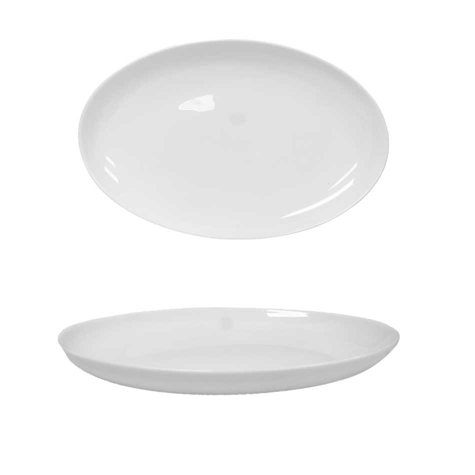 Plato Tendido Opal Ovalado 13" Big Home Blanco LPKYP130/3