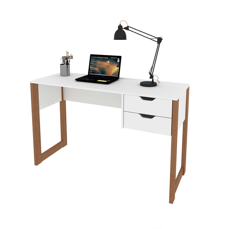 Escritorio Almendra Con Blanco Az20070003