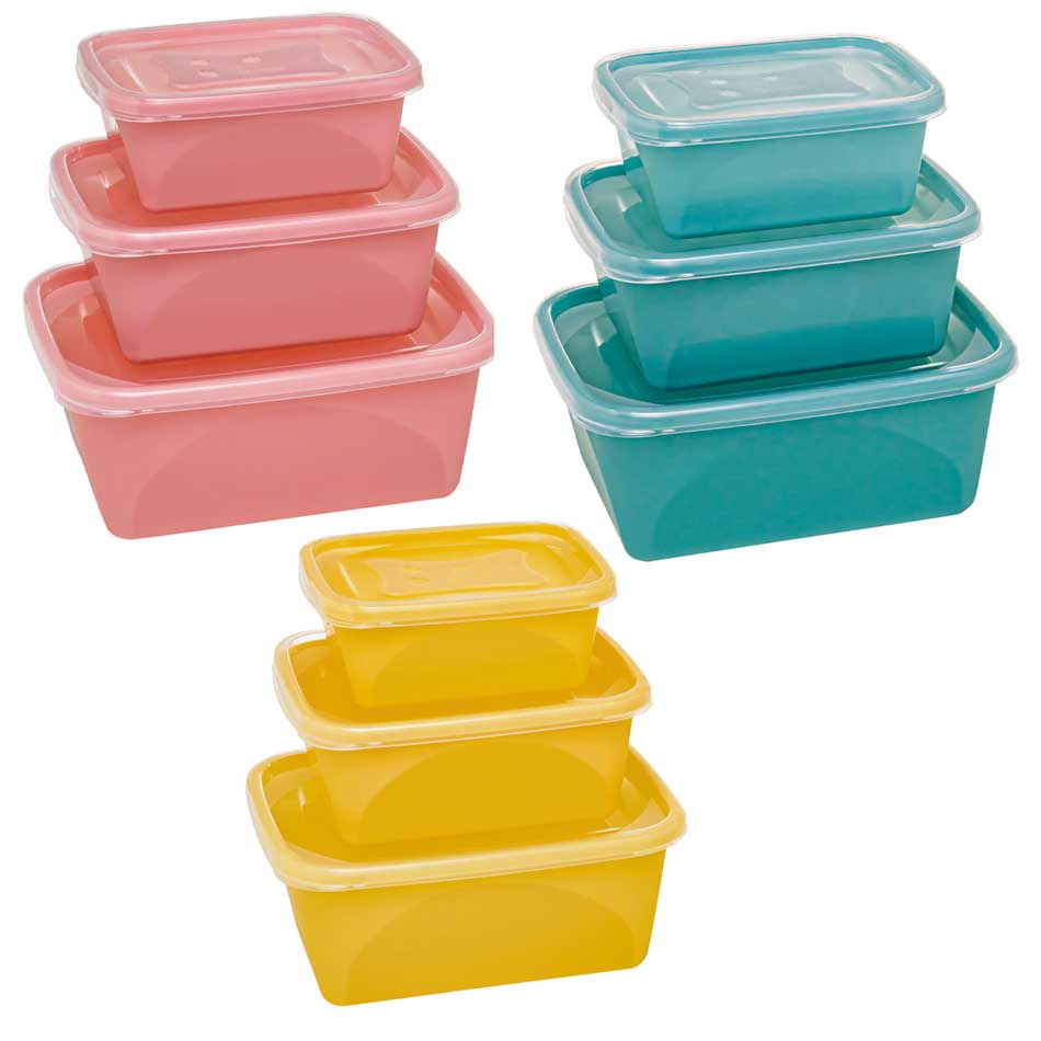 Repostero Plástico Sao Paulo Rectangular X3 Piezas Jaguar 0649