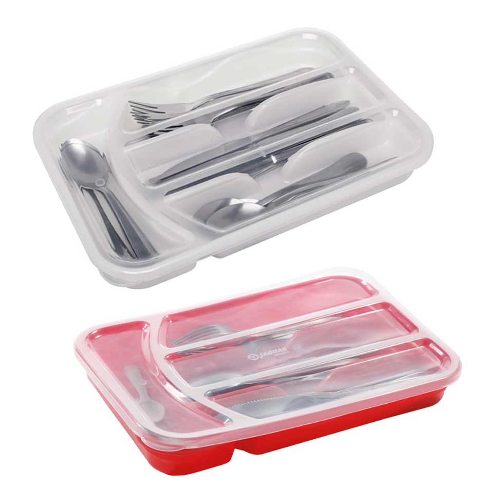 Porta Cubierto Plástico Con Tapa Jaguar 0788