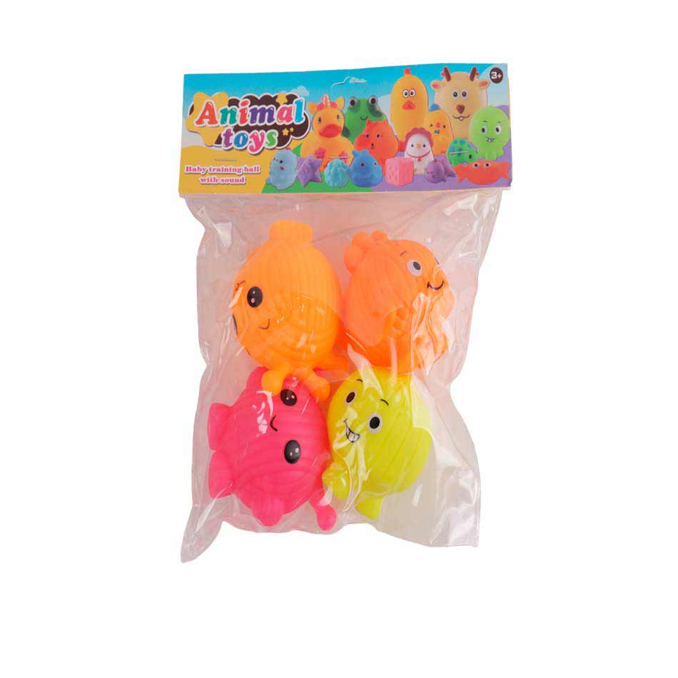 Set Animales Funda 4 Pza Surtido 8989-208