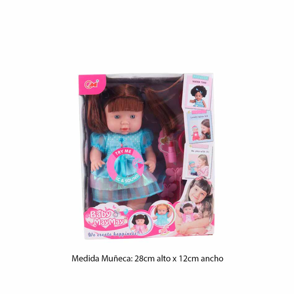 Muñeca Baby May May Con Accesorios 369B