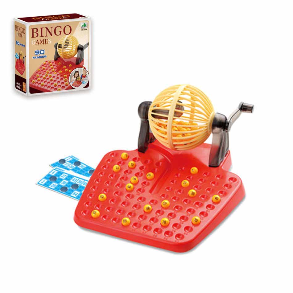 Juego De Bingo Lotto Manual Con 48 Card 8233B