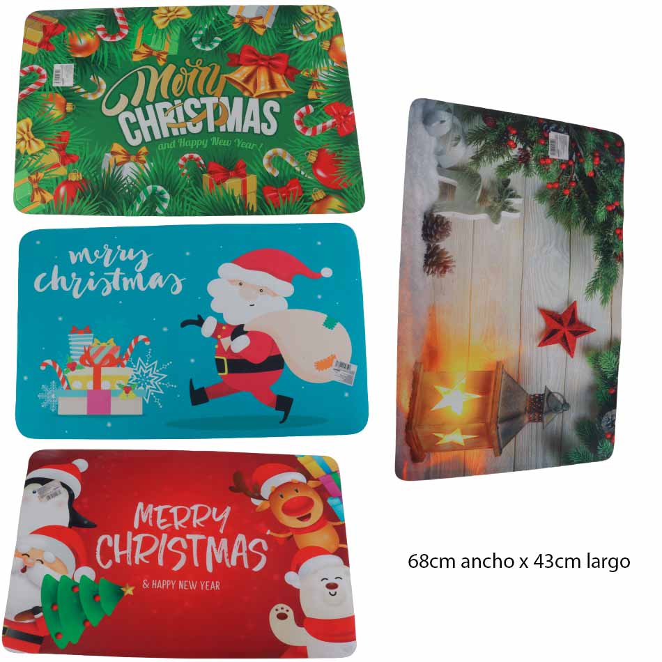Alfombra Navidad Varios Modelos 67X43Cm Mia11266
