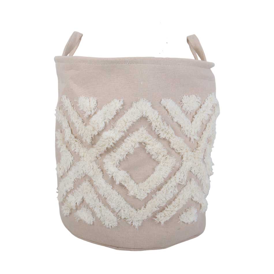 Cesto Plegable De Tela 35*40Cm Beige Mia11679