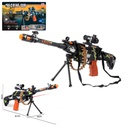 Metralleta De Juguete Con Luz Sonido Y Tripode 8626
