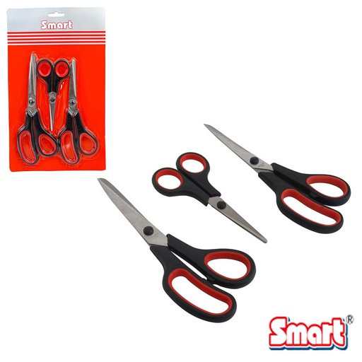 [4100321] Set Tijeras 3 Piezas Multiuso Smart Blister Mia-3106