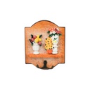 Porta Llaves Madera 16X13Cm Mia4507