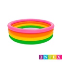 Piscina Inflable Arcoiris 46x168cm 780L Intex 56441NP