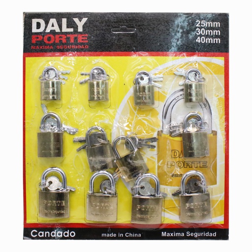 [3100134] Candado Porte Bl 25-30-40Mm Mia-690