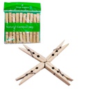 Pinza P/Ropa Bamboo Grande X20 Mia-6822/Mia-4997