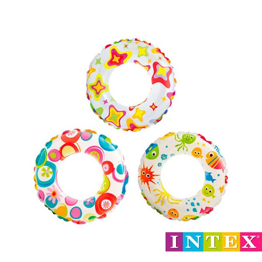 [6300185] Flotador Vinilo Circular Infantil 51Cm Intex 59230Np