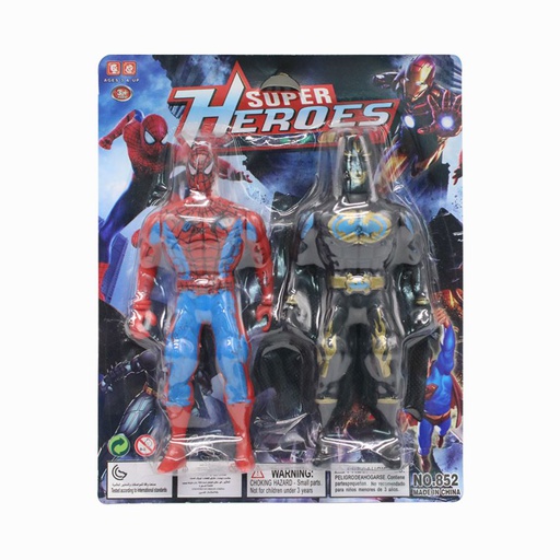 [6103195] Set Super Heroes X2 Piezas 852