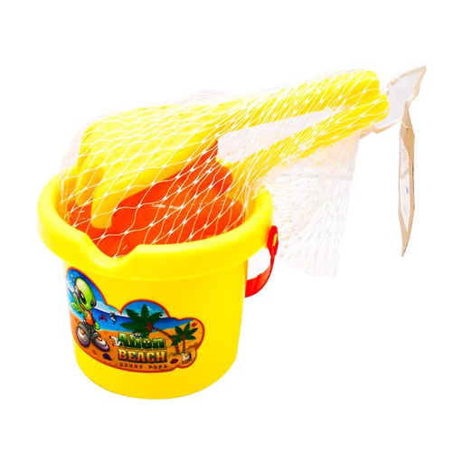 [6300320] Juego Playero Con Balde - Accesorios 4 Piezas 9706