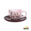 Taza Con Plato Big Home Dolom Hc127-G Bici
