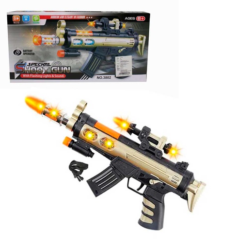 [6103337] Metralleta C/Luces-Son 3802