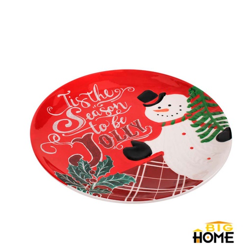 [6202225] Plato Big-Home Dolo Navidad Red Uy17417-1