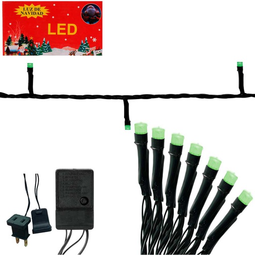 [6201873] Luces Navidad Arrocillo 100L Verde Mia-4687V100