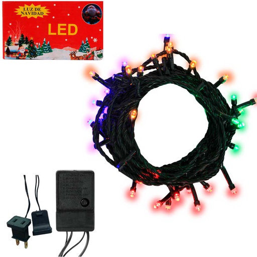 [6201872] Luces Navidad Led Arroc C/V 100L Multic Mia-4687M100