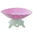 Porta Bocaditos C/Base Plástico Redondo 1Pza Mia-6082