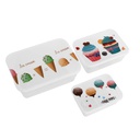 Repostero Plástico Rectangular 3 Piezas Mia6749