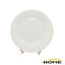 Plato Tendido Opal Redondo 10" Big Home Blanco LFBP100/6