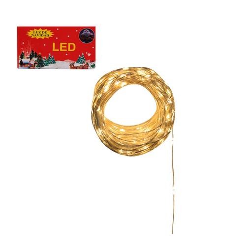 [6201812] Luces Navidad Led Alambre 400L Mia-6352Am Calida