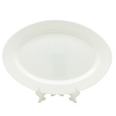 Plato Tendido Opal Ovalado 14" Big Home Blanco LYP1402