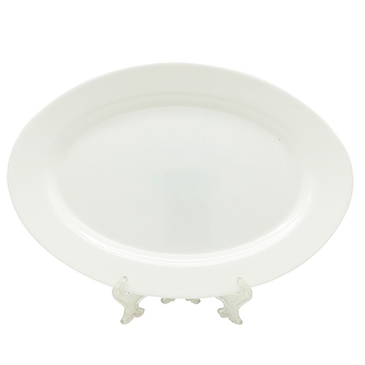 [1204707] Plato Tendido Opal Ovalado 14 pulgadas Big Home Blanco LYP1402
