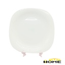 Plato Tendido Opal Cuadrado 11.5 pulgadas Big Home Blanco FFP115/6