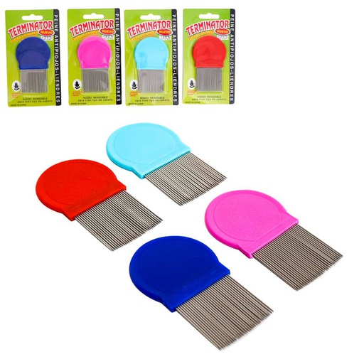 [2101151] Peine Para Piojo Acero Redondo Mia-6723