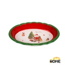 Bandeja Ovalada Navideña Dolomita Big-Home Hc8144B-H64