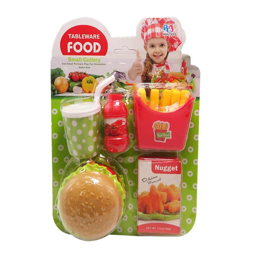 [6101682] Juego Set Comida Rapida 8821