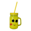 Jarro Vidrio Emoticos Con Sorbete Surtido Hl1830