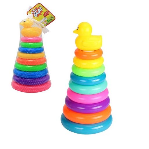[6100065] Apilador De Aros De Colores Con Pato 3687At