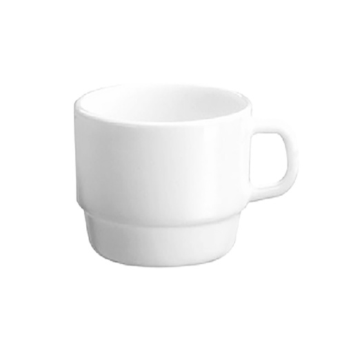 [1202020] Taza Opal Redonda 250ml Big Home Blanca KFB250/6