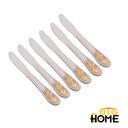 Cuchillo D/Mesa Labra-Dora X6Und Funda Mia-6630-1