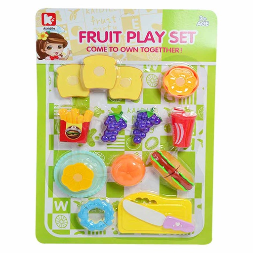 [6101876] Set Comida Fruit Play Set Blister T17A8