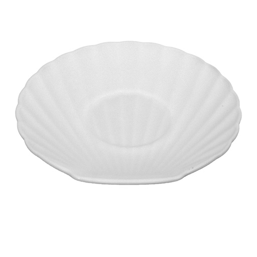 [1205132] Plato Tendido Opal Enconchado Labrado 9" Big Home Blanco LBKSP90/6