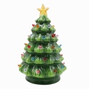 Árbol Navidad Cerámica Navidad Luz Led Mia-7178