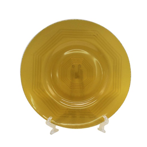 [1205178] Plato Tendido Vidrio Opto Ambar Fp0925A