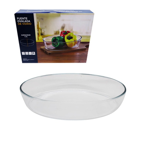 [1105815] Pyrex Molde Refractario Ovalado 3.2L 9162 Big Home