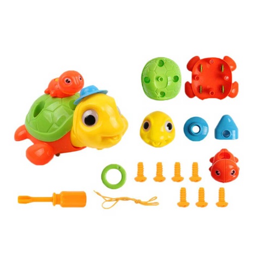 [6100192] Tortuga Armable Infantil Con Herramientas 5004B